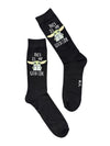 DISNEY STAR WARS THE MANDALORIAN Men’s BABY YODA Socks ‘THIS IS MY GOOD SIDE’ - Novelty Socks And Slippers