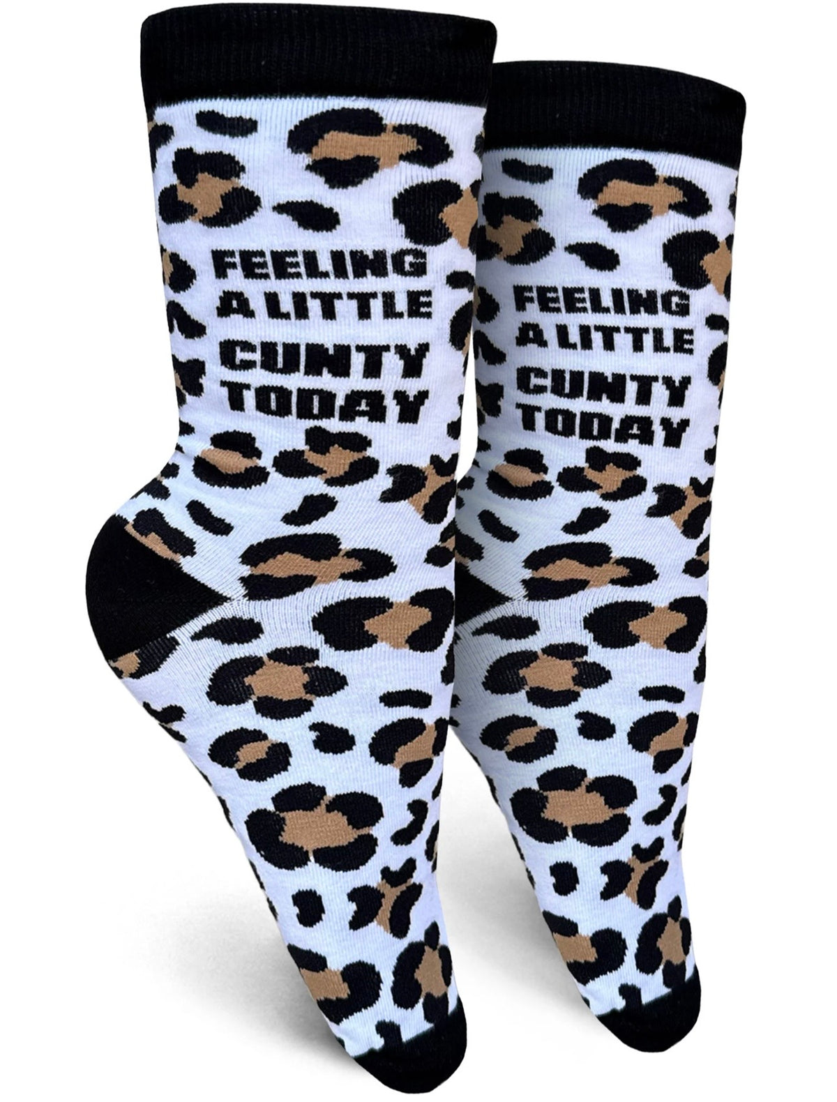 FEELING A LITTLE CUNTY TODAY Ladies Socks GROOVY THINGS Brand (Choose Color)