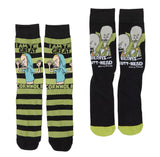 BEAVIS And BUTT-HEAD Men’s 2 Pair Of Halloween Socks ‘I AM THE GREAT CORNHOLIO’