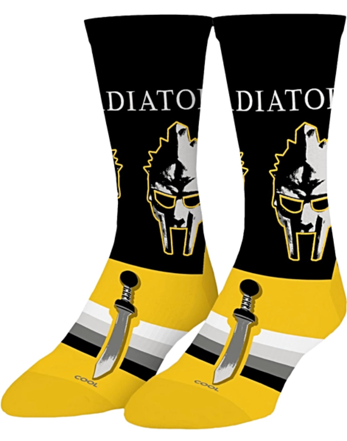 GLADIATOR Movie Unisex Socks With HELMET & SWORD - Novelty Socks for Less
