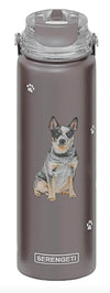 Dog & Cat Stainless Steel 24 Oz. Water Bottle By E&S Pets (Choose Breed) - Novelty Socks And Slippers