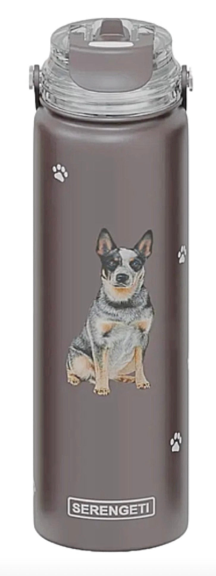 Dog & Cat Stainless Steel 24 Oz. Water Bottle By E&S Pets (Choose Breed) - Novelty Socks And Slippers