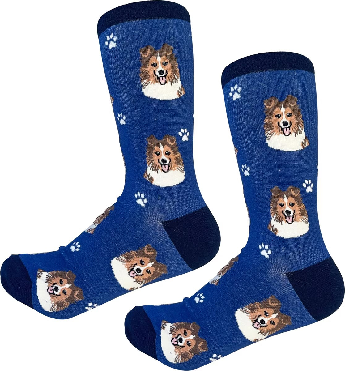 SHETLAND SHEEPDOG (SHELTIE) Adult Unisex Socks By E&S Pets Choose Style