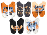 DISNEY LILO & STITCH Ladies 5 Pair Of No Show Socks ‘GIVE ME CANDY’ - Novelty Socks And Slippers