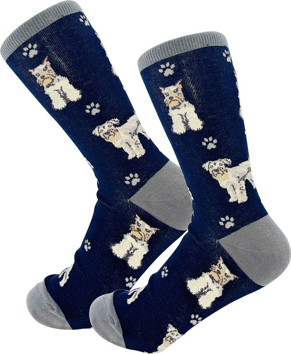 SCHNAUZER Dog Adult Unisex Socks By E&S Pets Choose Style