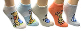 DISNEY WINNIE THE POOH Ladies 5 Pair Of No Show Socks Eyeore, Tigger - Novelty Socks And Slippers