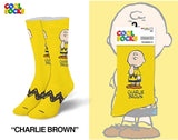 PEANUTS Unisex CHARLIE BROWN Socks COOL SOCKS Brand (CHOOSE SIZE) - Novelty Socks for Less