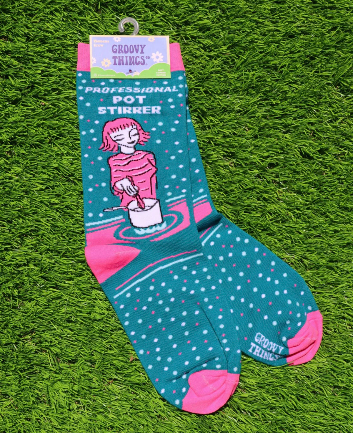 GROOVY THINGS Brand Ladies PROFESSIONAL POT STIRRER Socks - Novelty Socks And Slippers