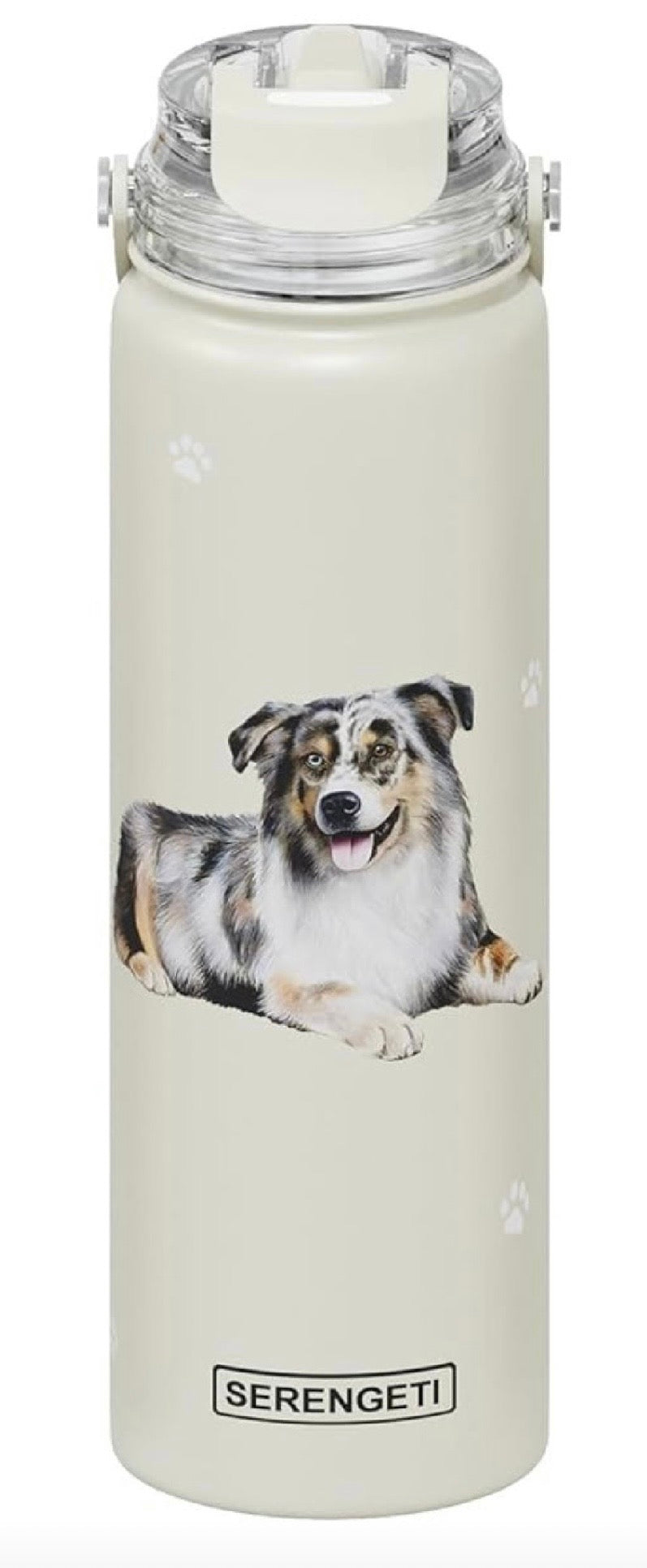 Dog & Cat Stainless Steel 24 Oz. Water Bottle By E&S Pets (Choose Breed) - Novelty Socks And Slippers