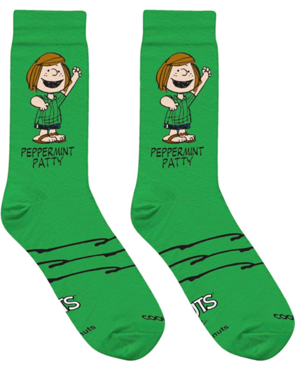 PEANUTS Unisex PEPPERMINT PATTY Socks COOL SOCKS Brand - Novelty Socks for Less