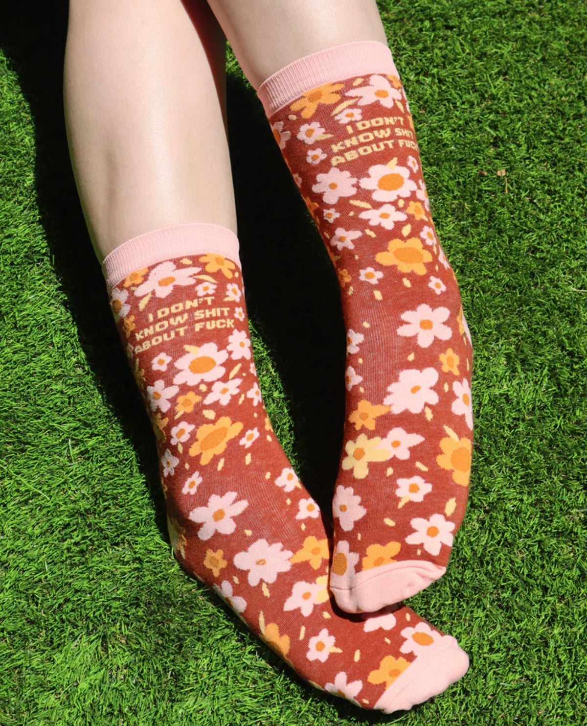 GROOVY THINGS Brand Ladies I DON’T KNOW SHIT ABOUT FUCK Socks - Novelty Socks And Slippers