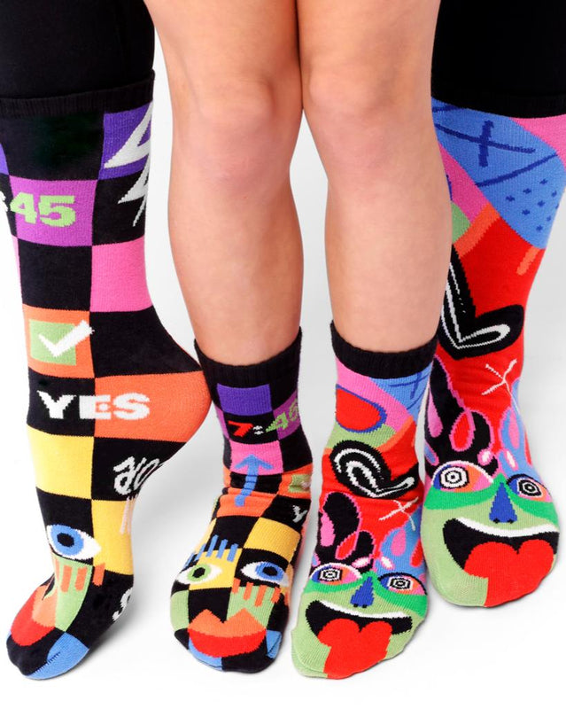 PLANNER & SPONTANEOUS Unisex Toddler & Kids Socks (Choose Size) - Novelty Socks And Slippers