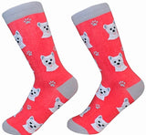 WESTIE Dog Unisex Socks By E&S Pets CHOOSE SOCK DADDY, HAPPY TAILS, LIFE IS BETTER - Novelty Socks for Less