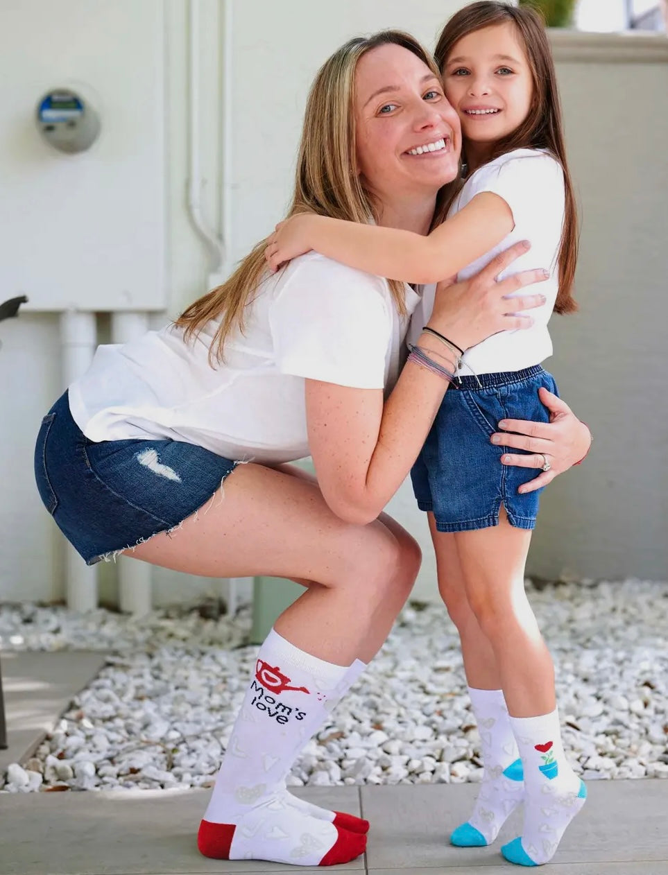 SIDEKICKS By PIERO Liventi Mom & Child Sock Set MOM’S LOVE - Novelty Socks And Slippers