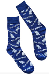 THE OFFICE TV SHOW Men’s DUNDER MIFFLIN PAPER COMPANY Socks (CHOOSE PATTERN)