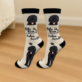 BLACK LABRADOODLE Dog Adult Unisex Socks By E&S Pets Choose Style