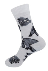 BLACK BEAR Adult Unisex Socks FUNATIC Brand Bears All Over - Novelty Socks And Slippers
