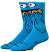 SESAME STREET MEN’S COOKIE MONSTER 360 SOCKS BIOWORLD BRAND - Novelty Socks for Less