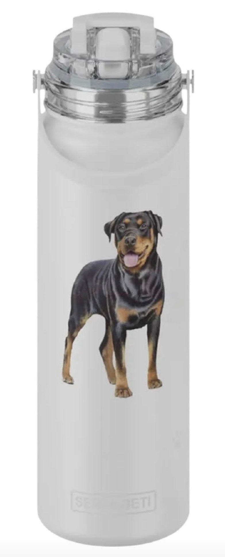 Dog & Cat Stainless Steel 24 Oz. Water Bottle By E&S Pets (Choose Breed) - Novelty Socks And Slippers