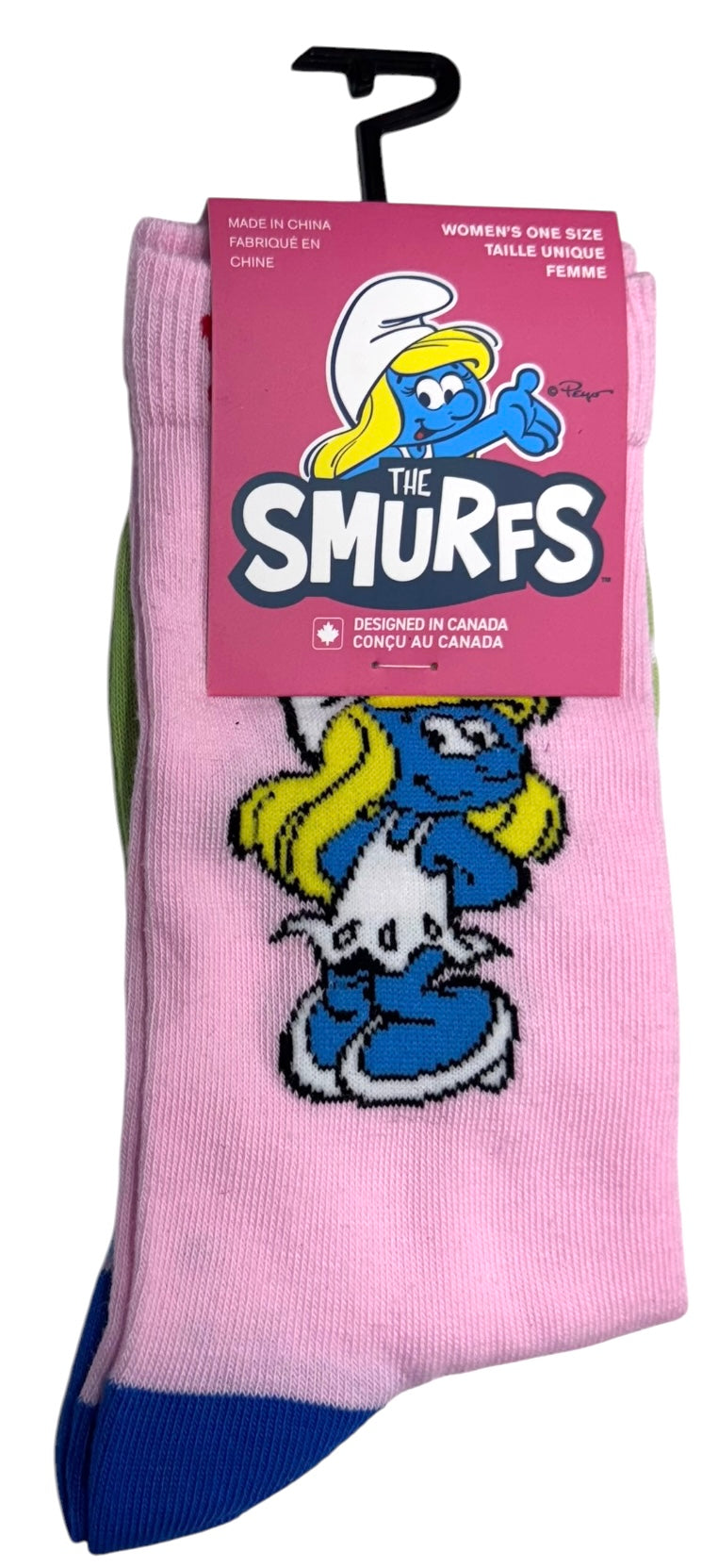THE SMURFS Ladies Socks By PERRI’S Socks (Choose Style) - Novelty Socks And Slippers