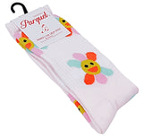 PARQUET Brand Ladies FLOWERS & MUSHROOM Athletic Crew Socks (CHOOSE PATTERN) - Novelty Socks for Less