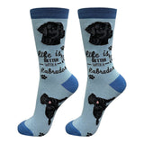 BLACK LABRADOR Dog Adult Unisex Socks By E&S Pets Choose Style