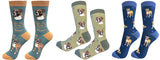 BOXER Dog Unisex Socks By E&S Pets CHOOSE SOCK DADDY, HAPPY TAILS, LIFE IS BETTER - Novelty Socks for Less