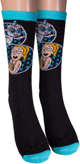 RICK & MORTY Men’s 2 Pair Of Socks SUMMER - Novelty Socks And Slippers