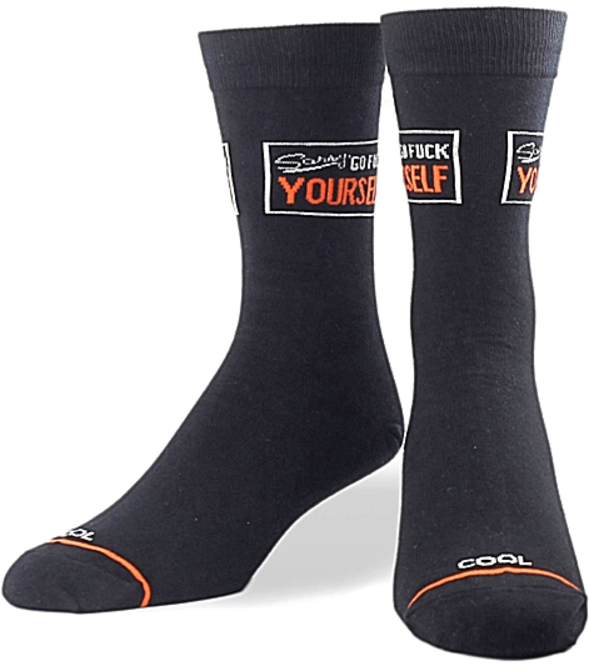 COOL SOCKS BRAND MEN’S ‘SORRY GO FUCK YOURSELF Socks - Novelty Socks for Less