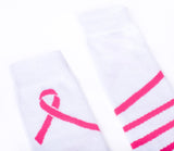 PARQUET Brand Ladies BREAST CANCER Knee High Socks PINK RIBBON Says 'HOPE' - Novelty Socks And Slippers