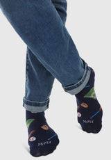 Memoi Brand Men’s BASEBALL Socks BASEBALL BATS, BALLS, GLOVES - Novelty Socks And Slippers