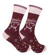 CHEERS BITCHES Adult Unisex Socks FUNATIC Brand - Novelty Socks And Slippers