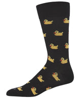 YELLOW RUBBER DUCKS Men’s Socks MeMoi Brand - Novelty Socks And Slippers
