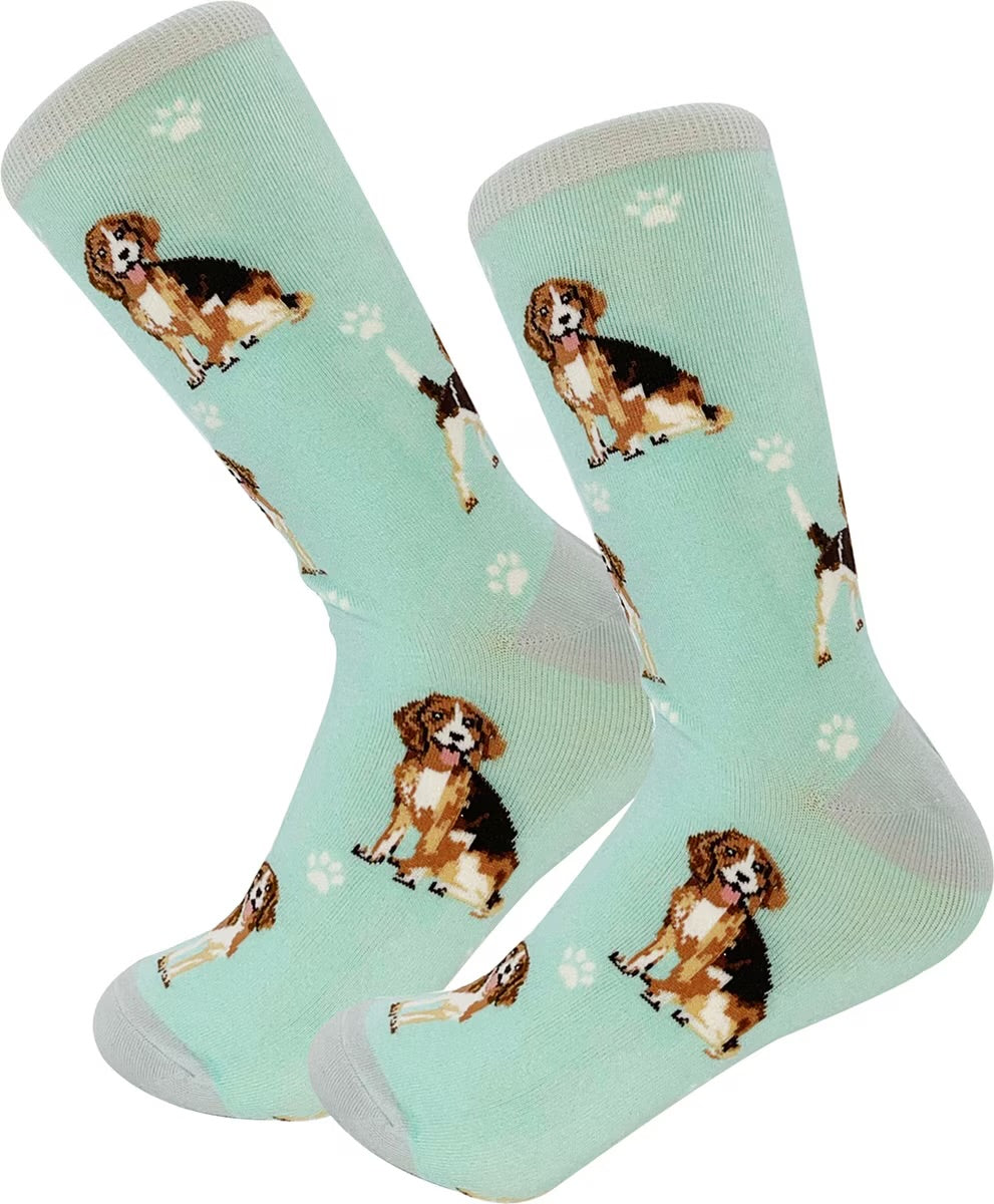 BEAGLE Dog Unisex Socks By E&S Pets Choose Style
