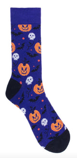 Halloween Men's Crew Socks Parquet Brand (CHOOSE FROM 15+ STYLES)