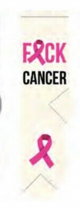 FOOZYS Brand Ladies BREAST CANCER Socks ‘FUCK CANCER’ (CHOOSE COLOR) - Novelty Socks And Slippers