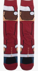 NATIONAL LAMPOON'S CHRISTMAS VACATION MEN’S CLARK GRISWOLD 360 SOCKS BIOWORLD BRAND - Novelty Socks And Slippers