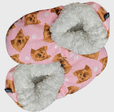 COMFIES BRAND Ladies YORKIE Dog Non-Skid Slippers - Novelty Socks for Less