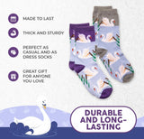 FOOZYS Brand Ladies SWANS 2 Pair Of Socks - Novelty Socks And Slippers