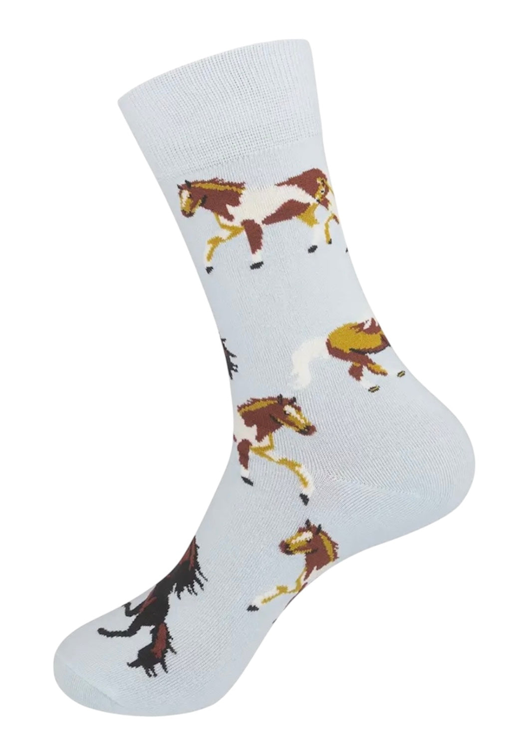 HORSE Adult Unisex Socks FUNATIC Brand HORSES All Over - Novelty Socks And Slippers