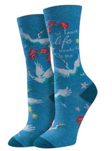 AT LEAST LIFE WANTS TO F*CK ME Ladies Socks SOCK HARBOR Brand - Novelty Socks And Slippers