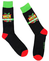 SPONGEBOB SQUAREPANTS CHRISTMAS Men's PATRICK Socks 'SO LIT' (Choose Xmas Style)