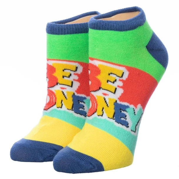 LOONEY TUNES Ladies 5 Pair Of Ankle Socks BIOWORLD Brand 'BE LOONEY'