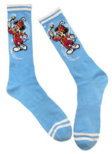 DISNEY 100 Men’s BAND LEADER MICKEY MOUSE Socks RED MARCHING BAND SUIT - Novelty Socks And Slippers