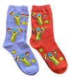 PICKLEBALL PLAYER Ladies 2 Pair Of Socks FOOZYS Brand - Novelty Socks And Slippers
