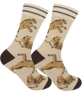 COUGAR MOUNTAIN LION Adult Unisex Socks FUNATIC Brand - Novelty Socks And Slippers