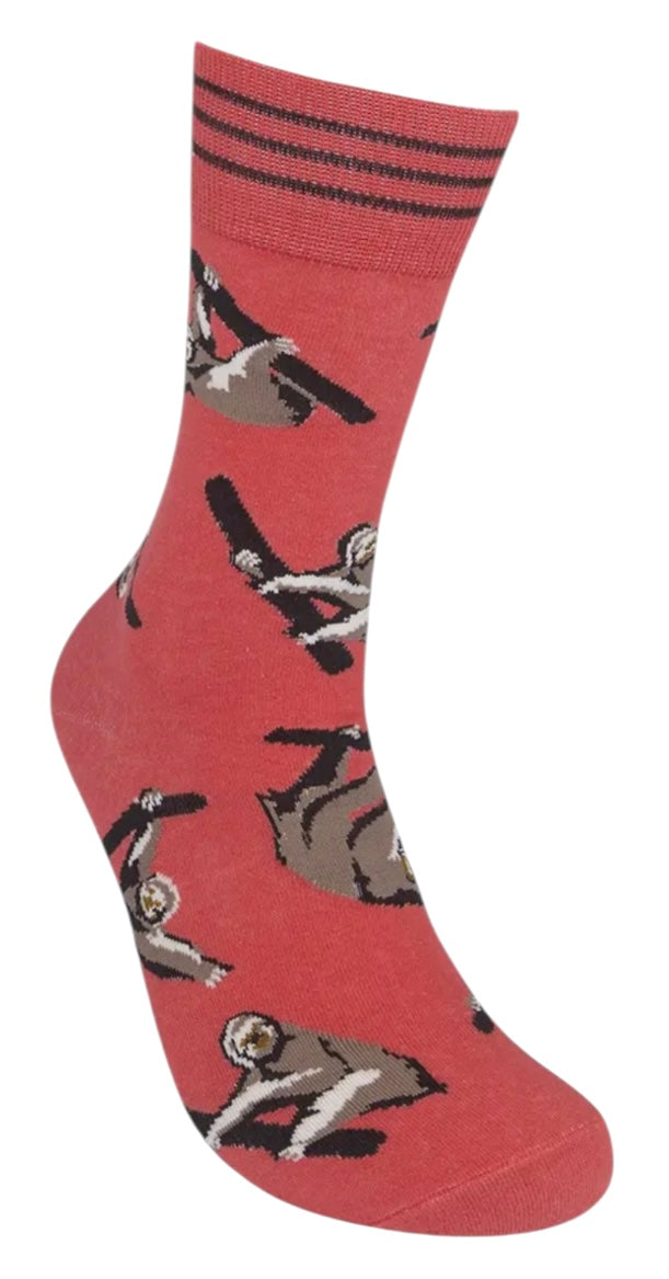 FUNATIC BRAND Unisex SLOTH Socks Sloths All Over - Novelty Socks And Slippers