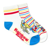 RAINBOW BRITE Ladies 2 Pair of Crew Socks MR. GLITTERS