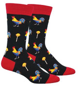 COCK SUCKER Men’s ROOSTER & LOLLIPOP Socks SOCKSMITH Brand
