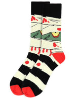 Halloween Men's Crew Socks Parquet Brand (CHOOSE FROM 15+ STYLES)